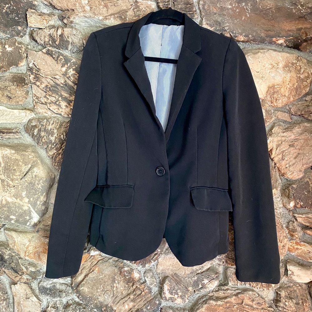 Simple Black Blazer